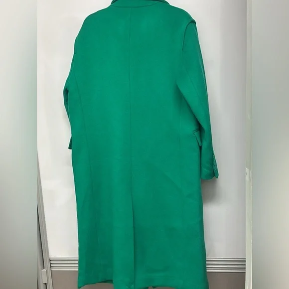 Maje Brand New Wool Coat, E.U Size : 42 or U.S size : XL . Beautiful green coat - Picture 7 of 10